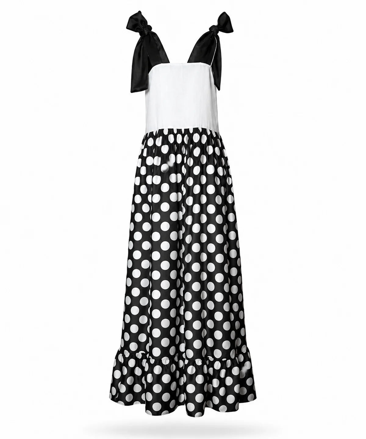 Polka Dot Silk Batist Dress - Studio183