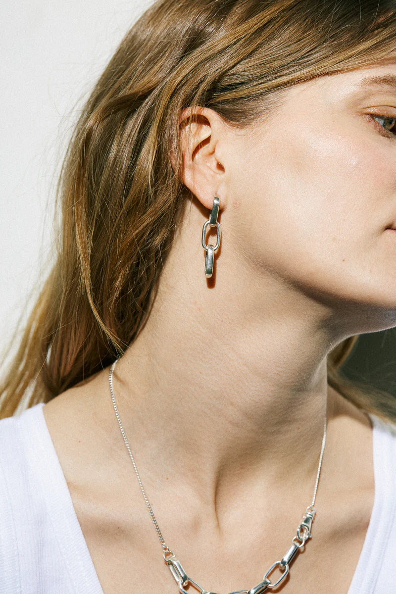 2in1 Bold Chain Earrings - Studio183