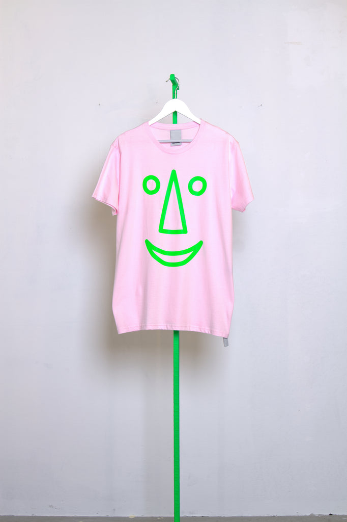 FORM OF INTEREST HAPPY T-SHIRT ROSA/NEON GREEN