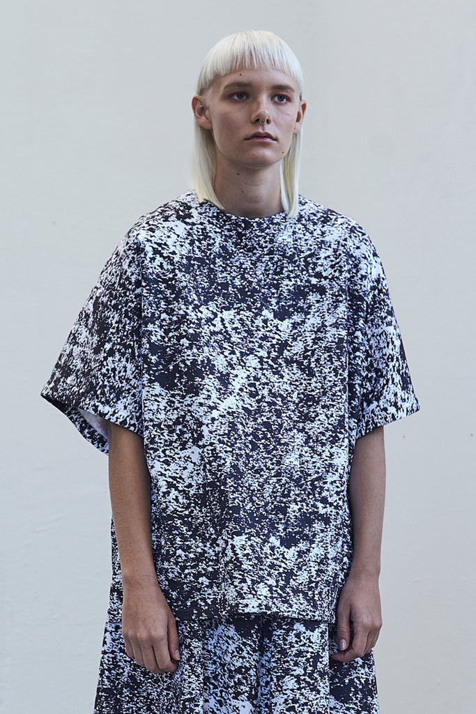 Postmodern camouflage oversized T-shirt - Studio183