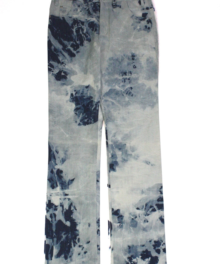 Speckled Acid Straight Fit Denim Jeans - Studio183