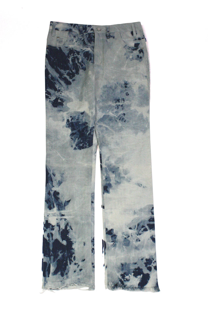 Speckled Acid Straight Fit Denim Jeans - Studio183