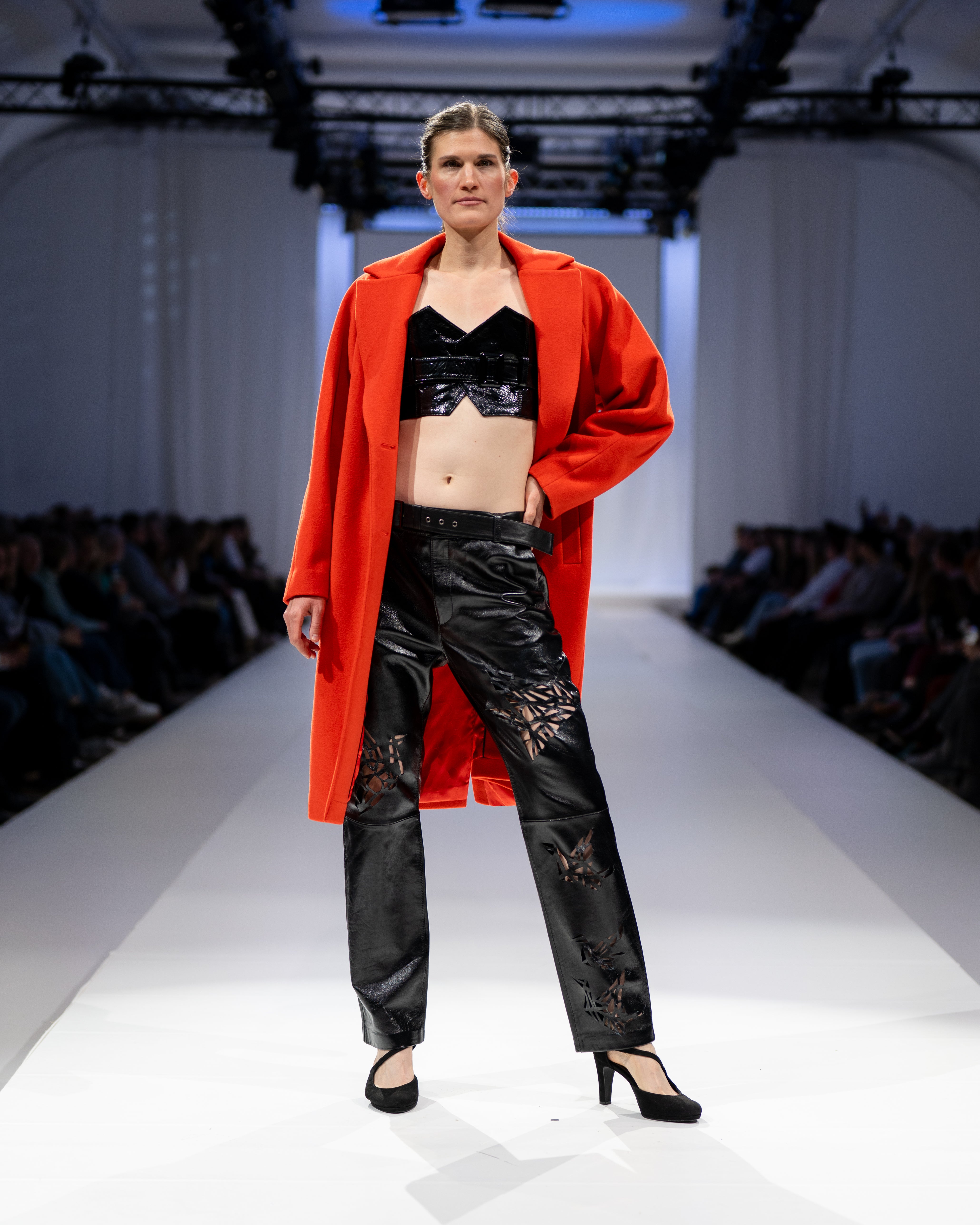 Origami Leather Pants - Studio183