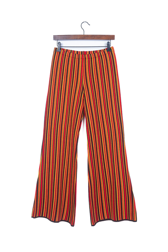 Stripes Flare Pants
