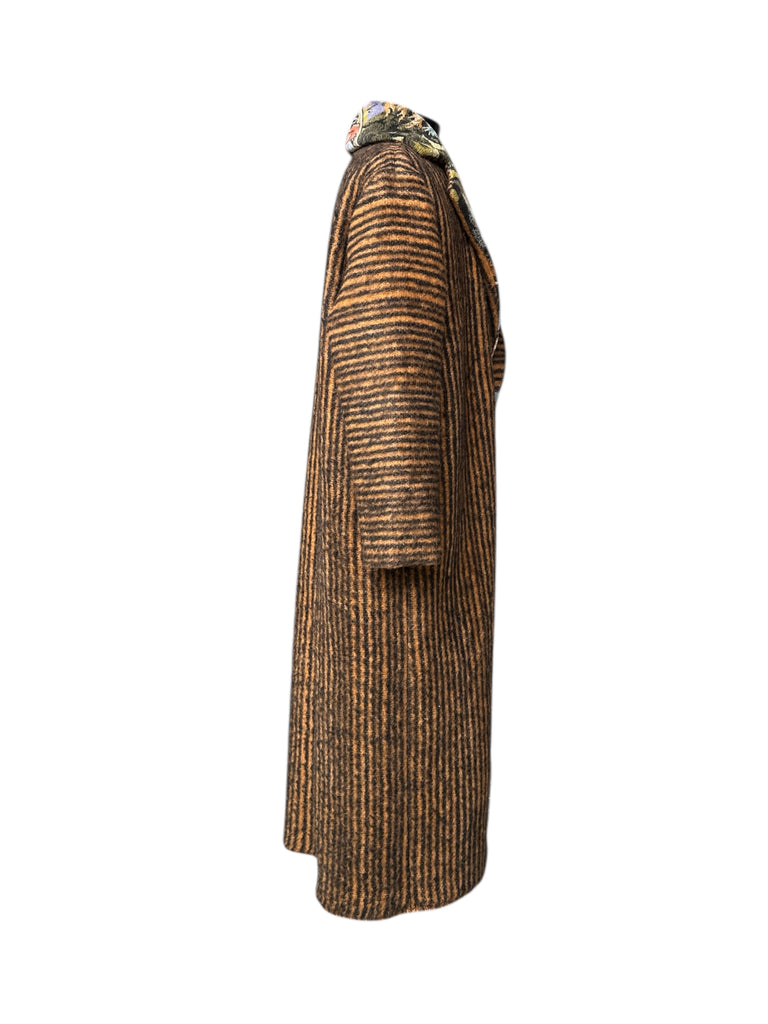 STRIPEY TAPESTRY COAT
