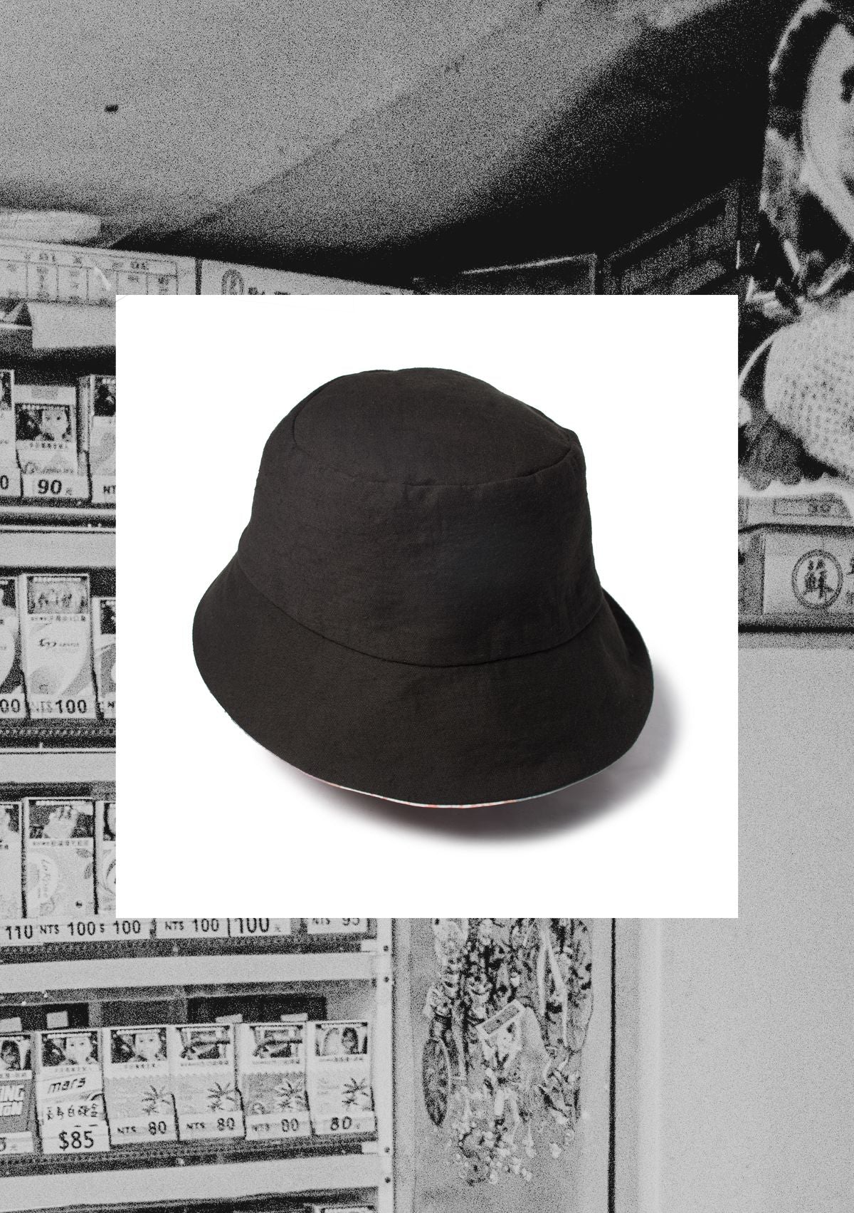Double Wear Retro Printing Fishmen's Hat - Studio183