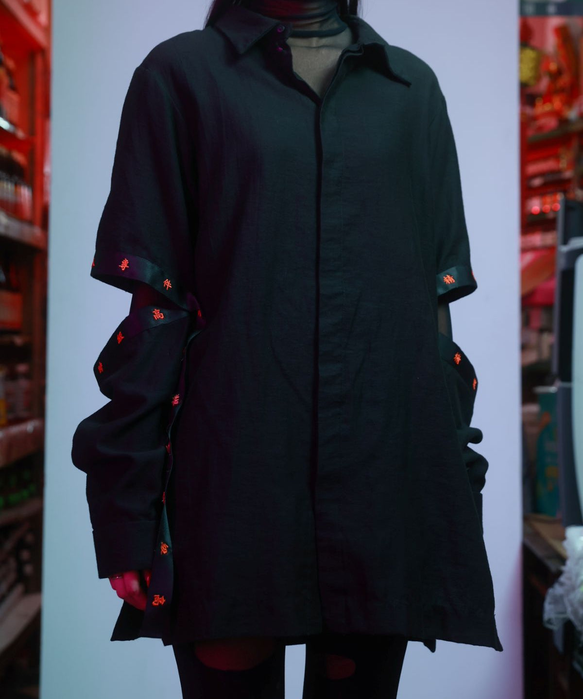 Deconstructed-Elbow Shirt - Studio183