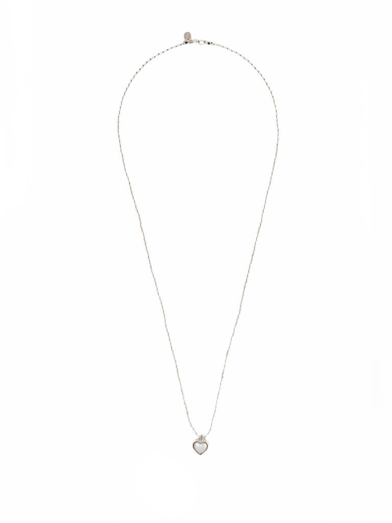 Pearled heart necklace