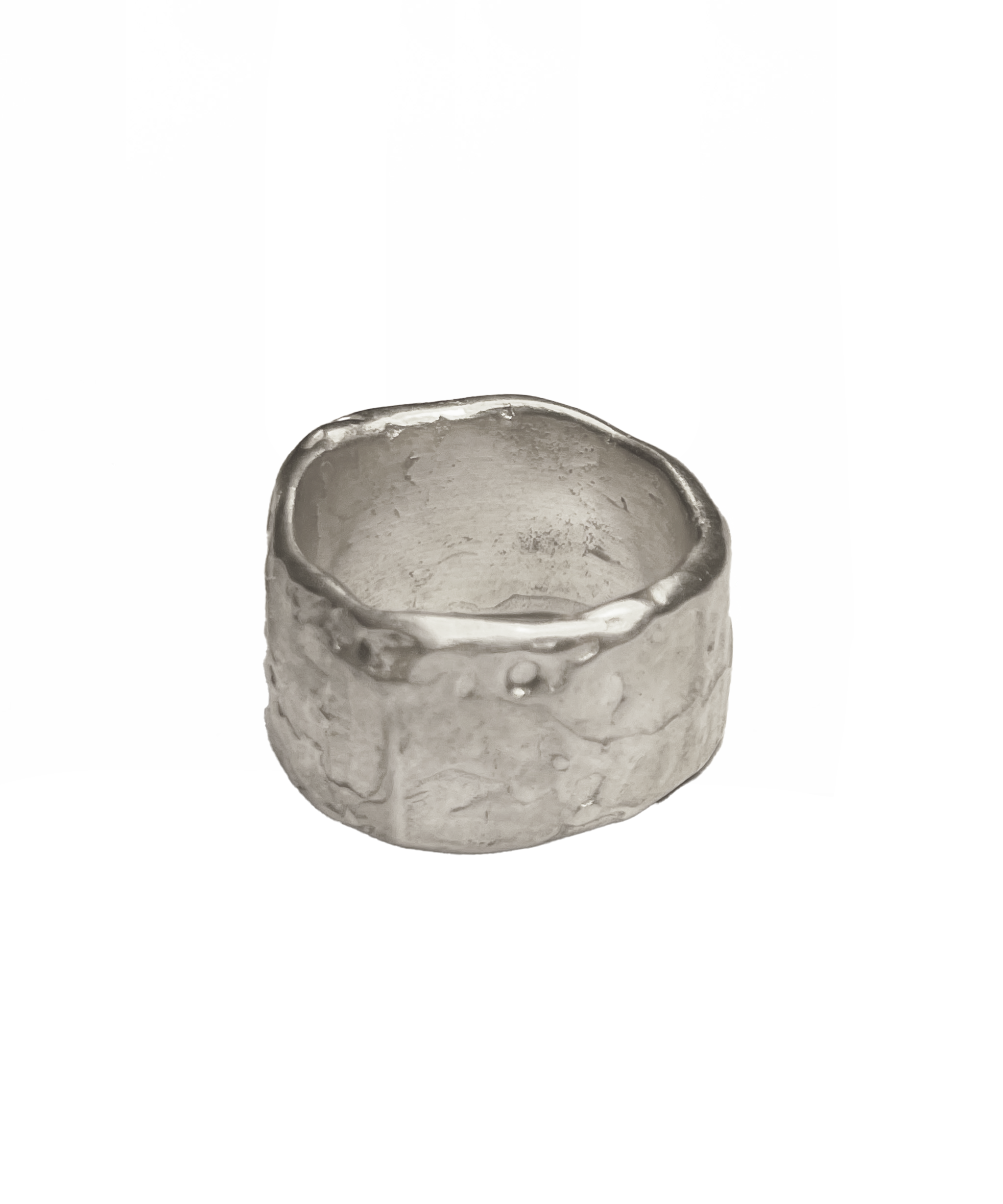 Flat Ring With Texture - Studio183