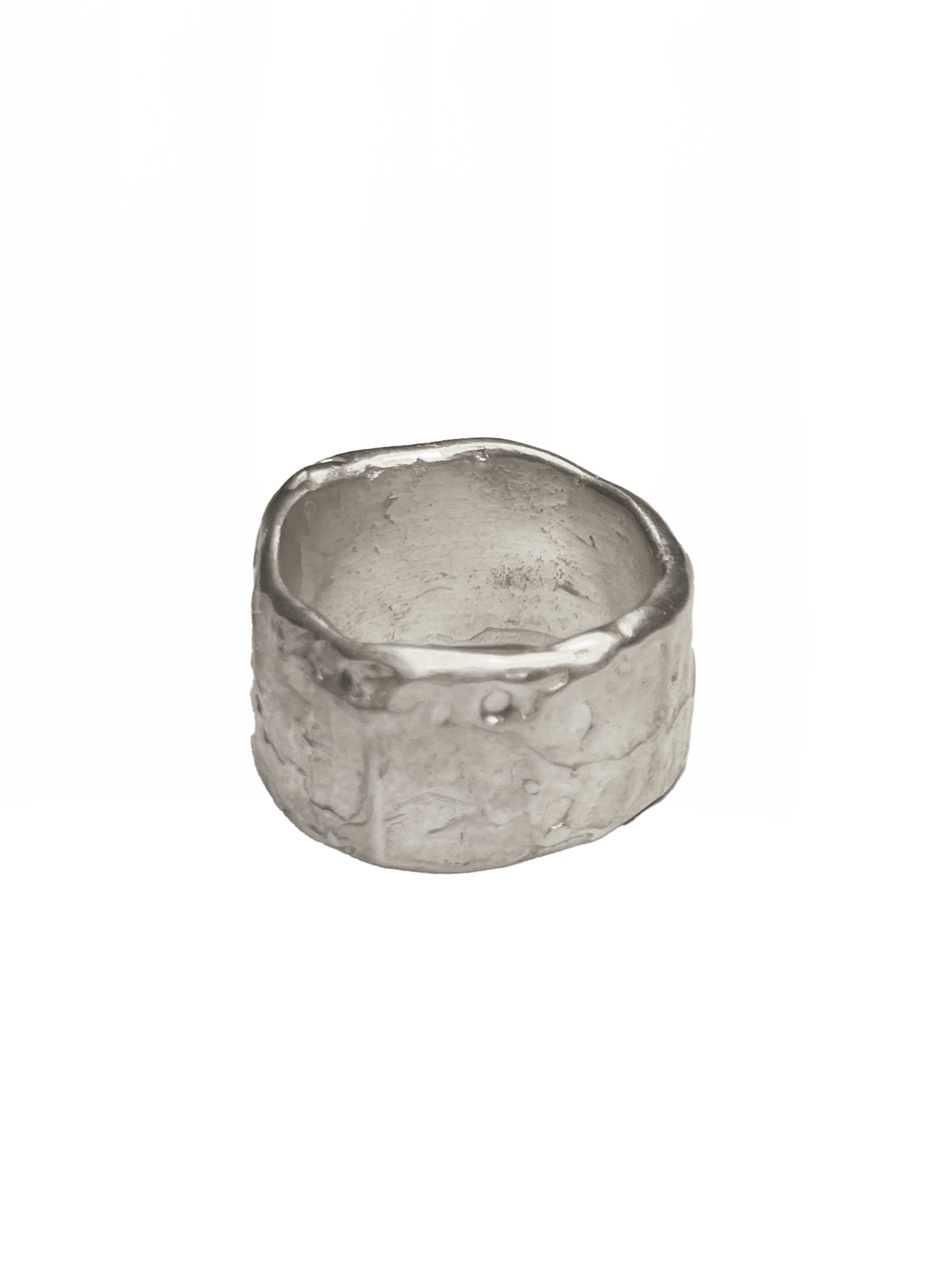 Flat Ring With Texture - Studio183