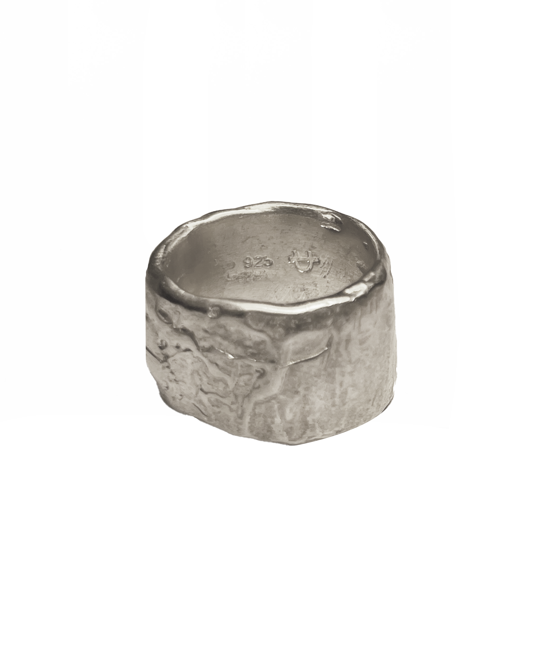 Flat Ring With Texture - Studio183