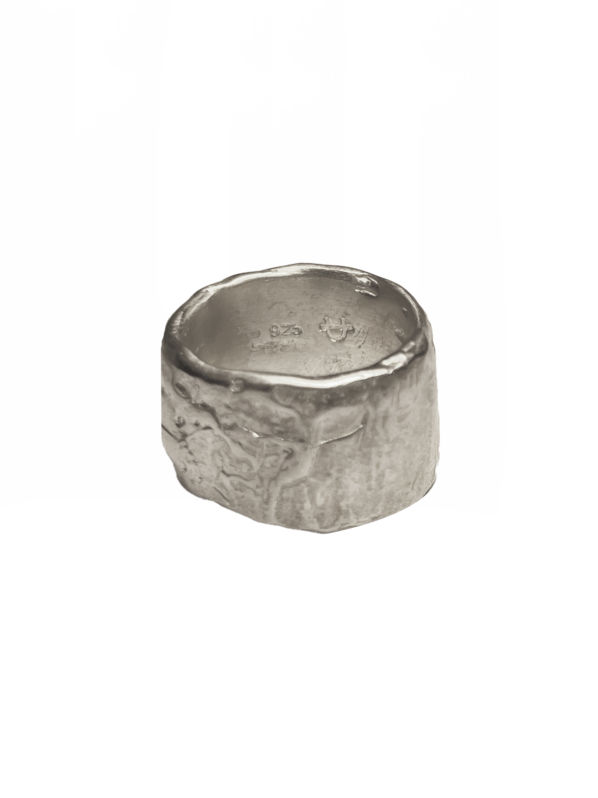 Flat Ring With Texture - Studio183