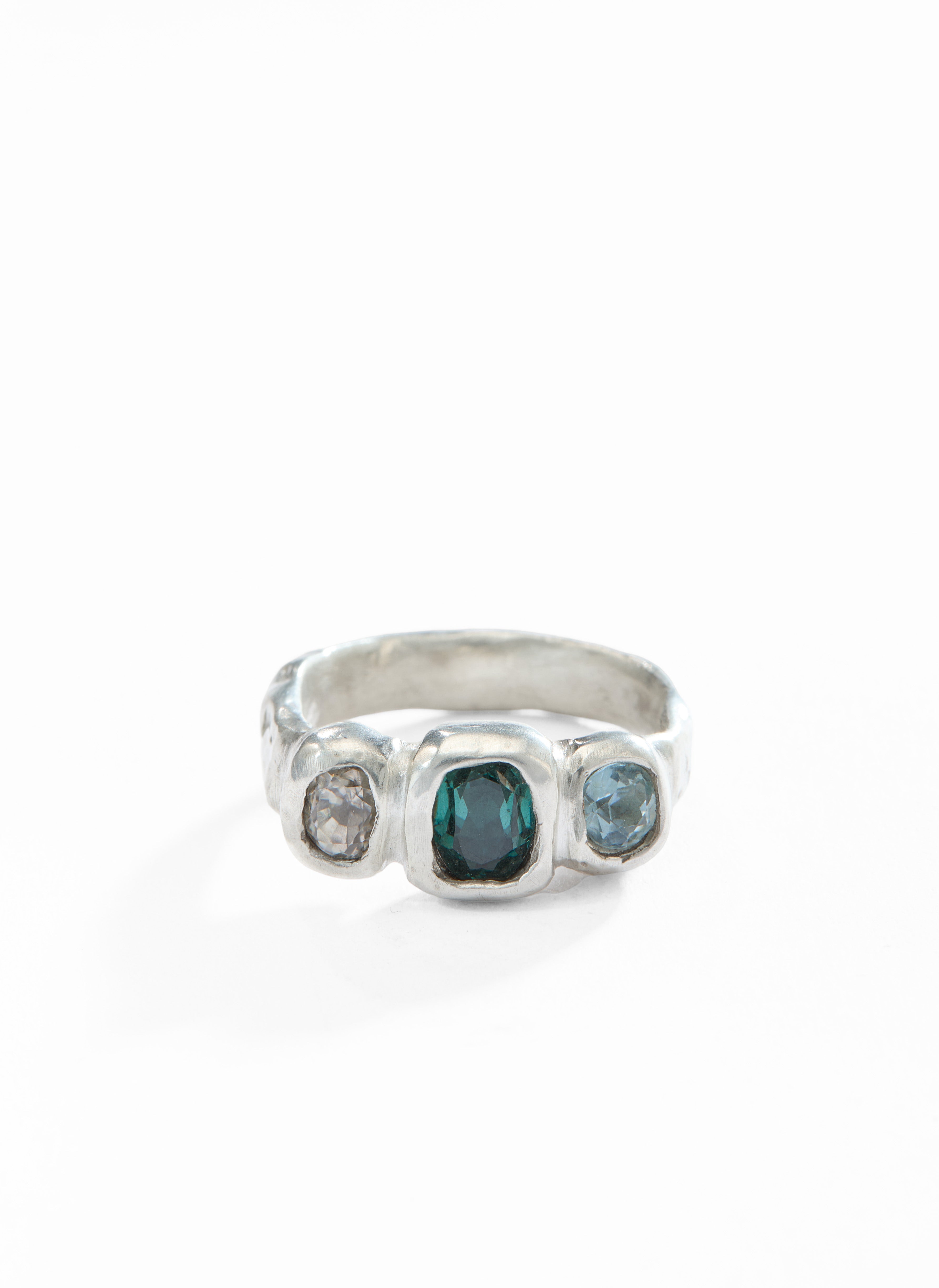 LAFEMMEUNCHAINED Rings - 3 Stone Ring - Studio183