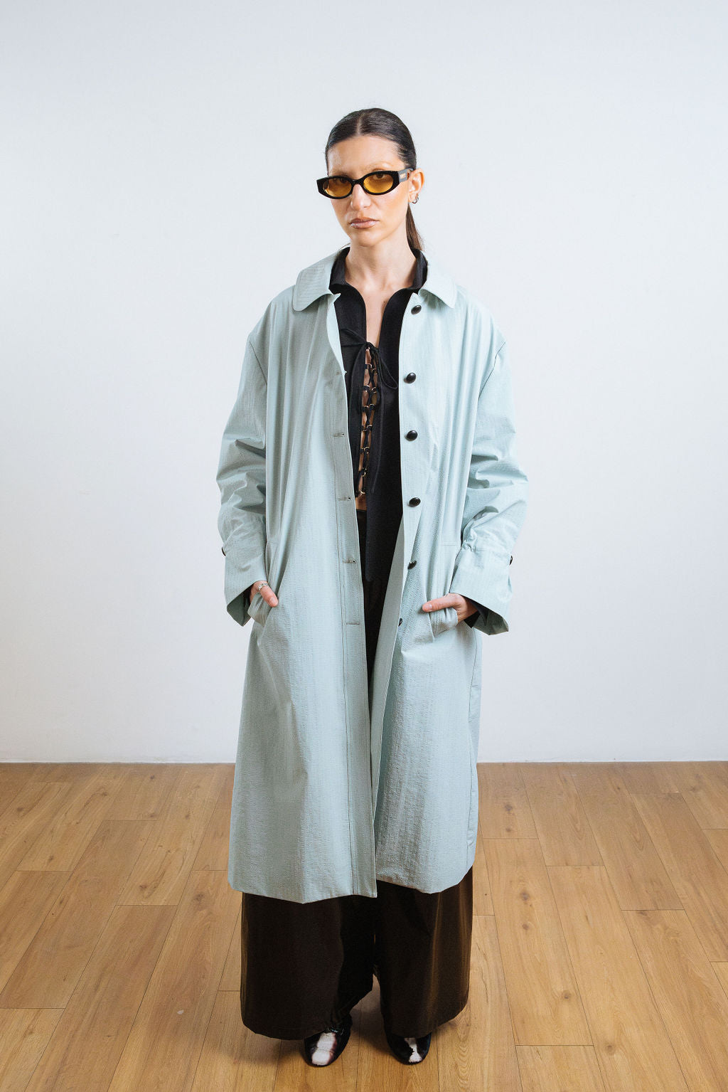 Blue Louise Breeze Coat - Studio183