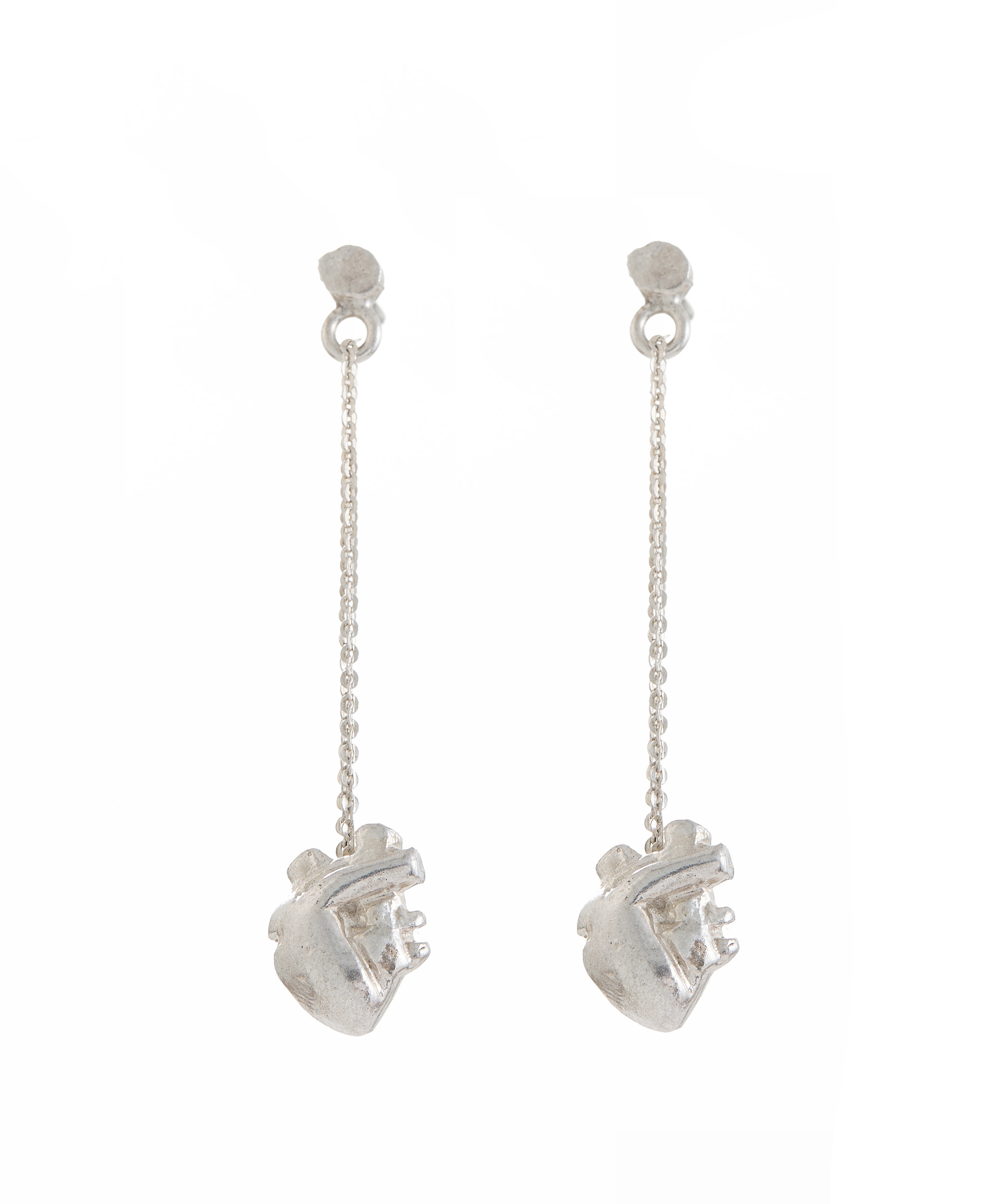 Chained Heart Earrings - Studio183