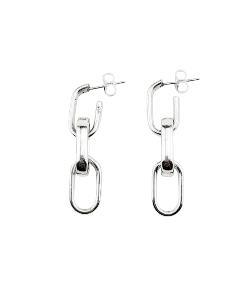 2in1 Bold Chain Earrings - Studio183