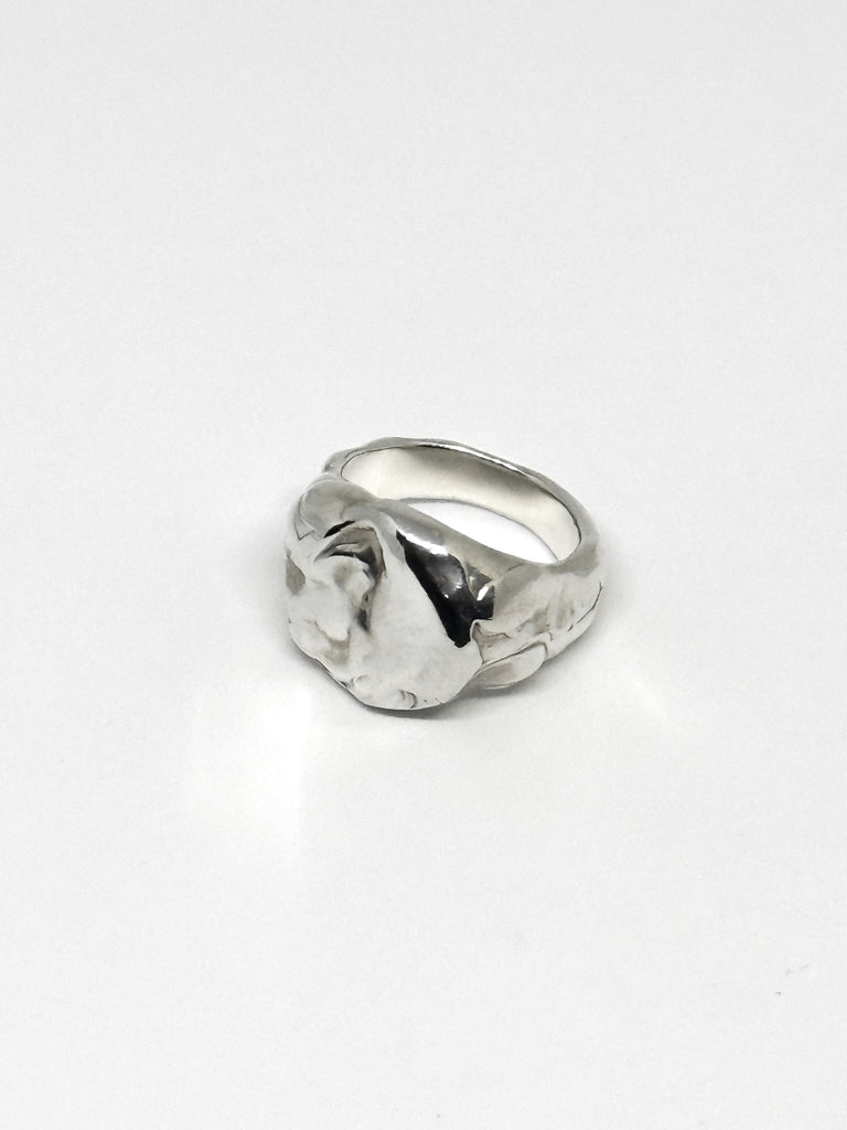 signet MELTED ring